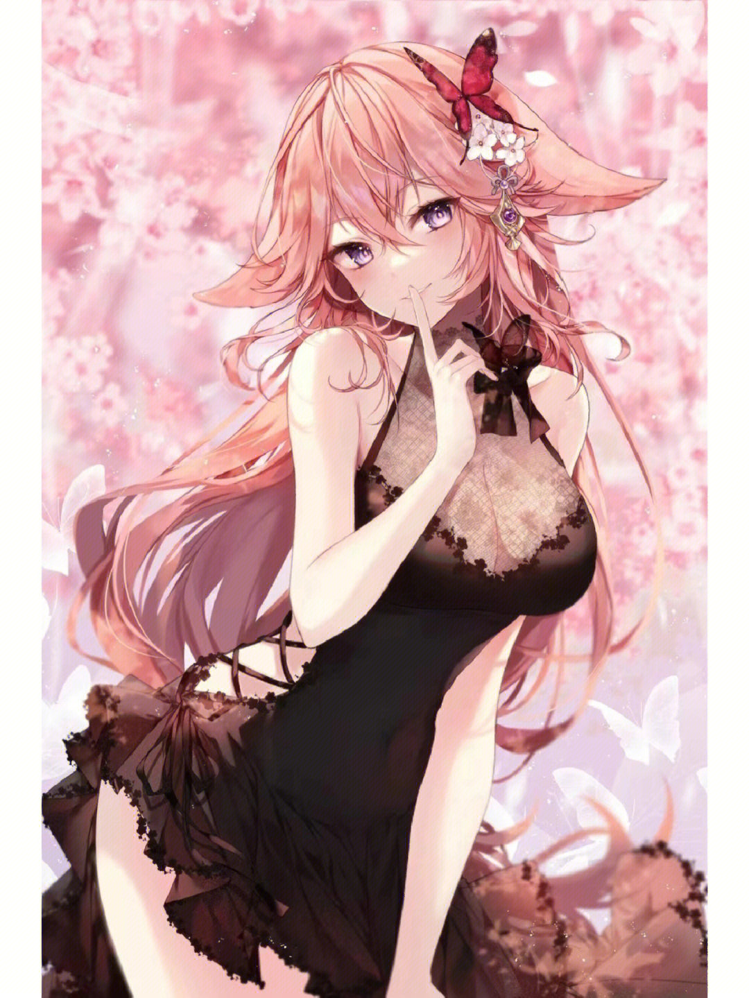原神八重神子妩媚御姐型动漫手机壁纸