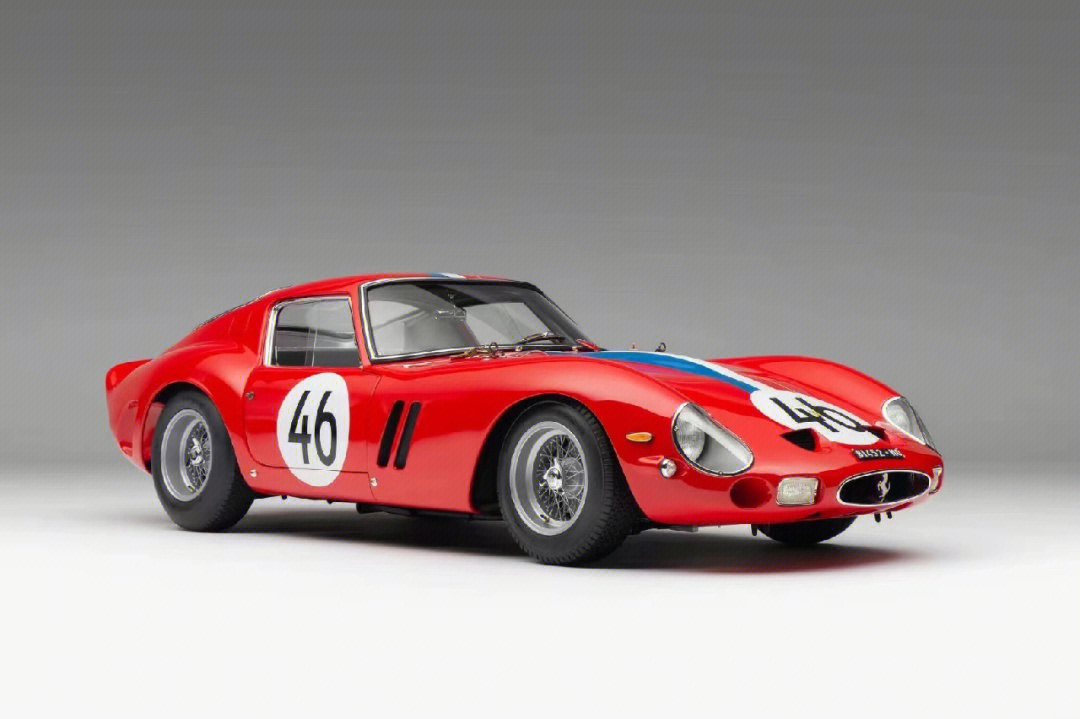 法拉利250gto46号经典涂装汽车模型