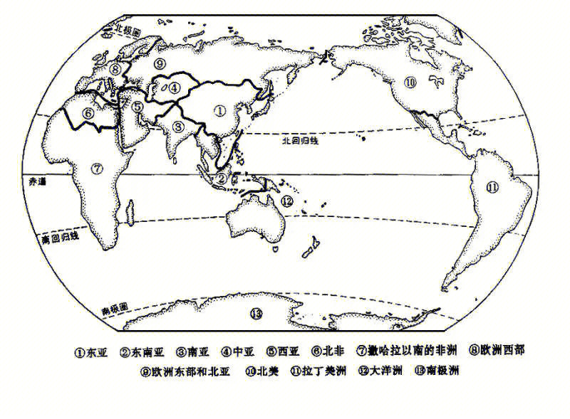 世界空白填充地图高清图片