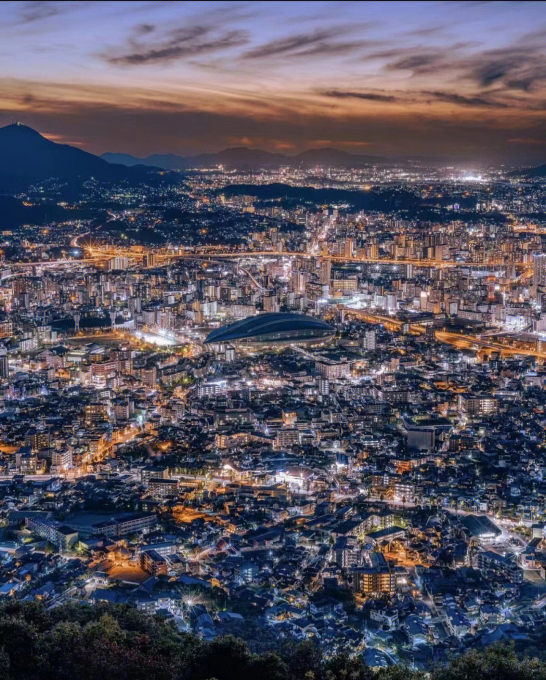 日本新三大夜景都市之一北九州市