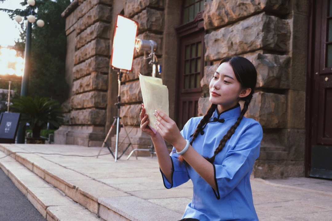 民国女学生来济南胶济铁路博物馆学习啦06