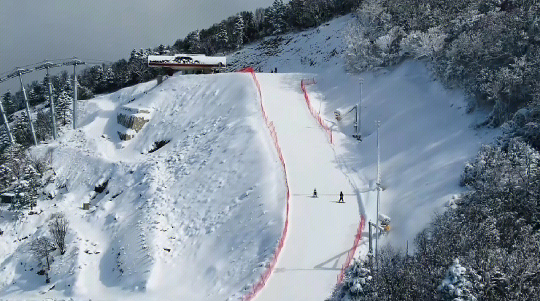 鳌山滑雪场坡度图片