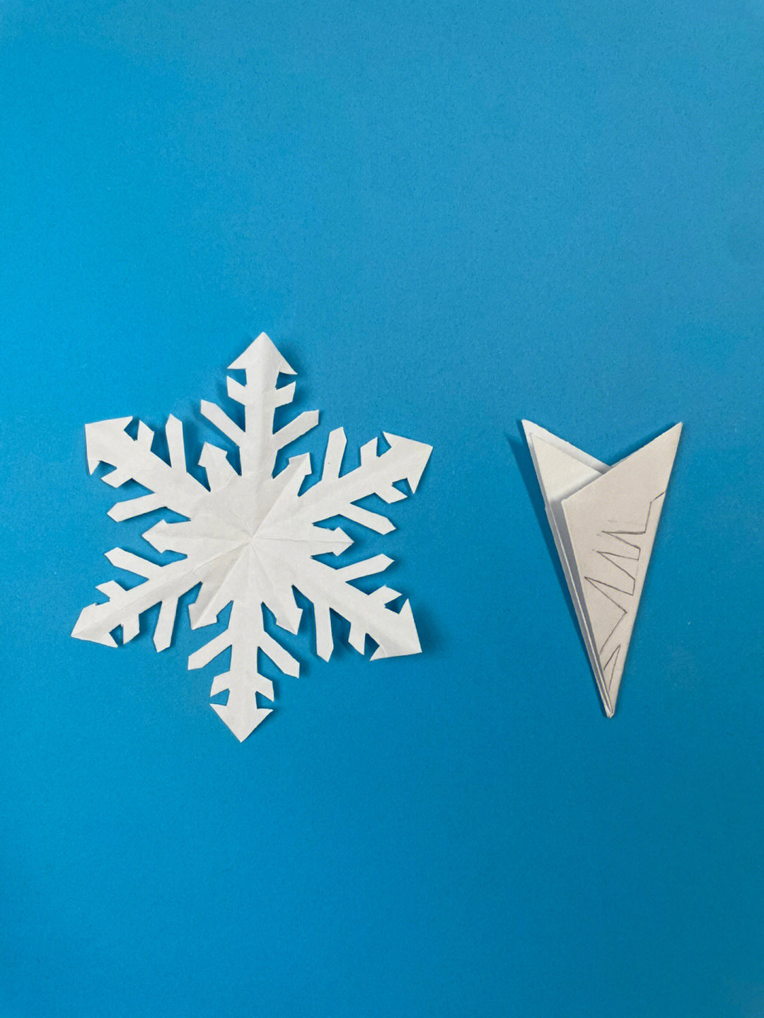 幼儿园手工#手工剪纸#儿童手工剪纸#窗花剪纸#雪花剪