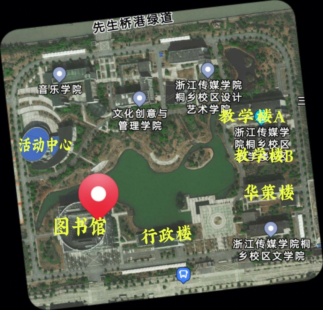 天津传媒学院地图图片