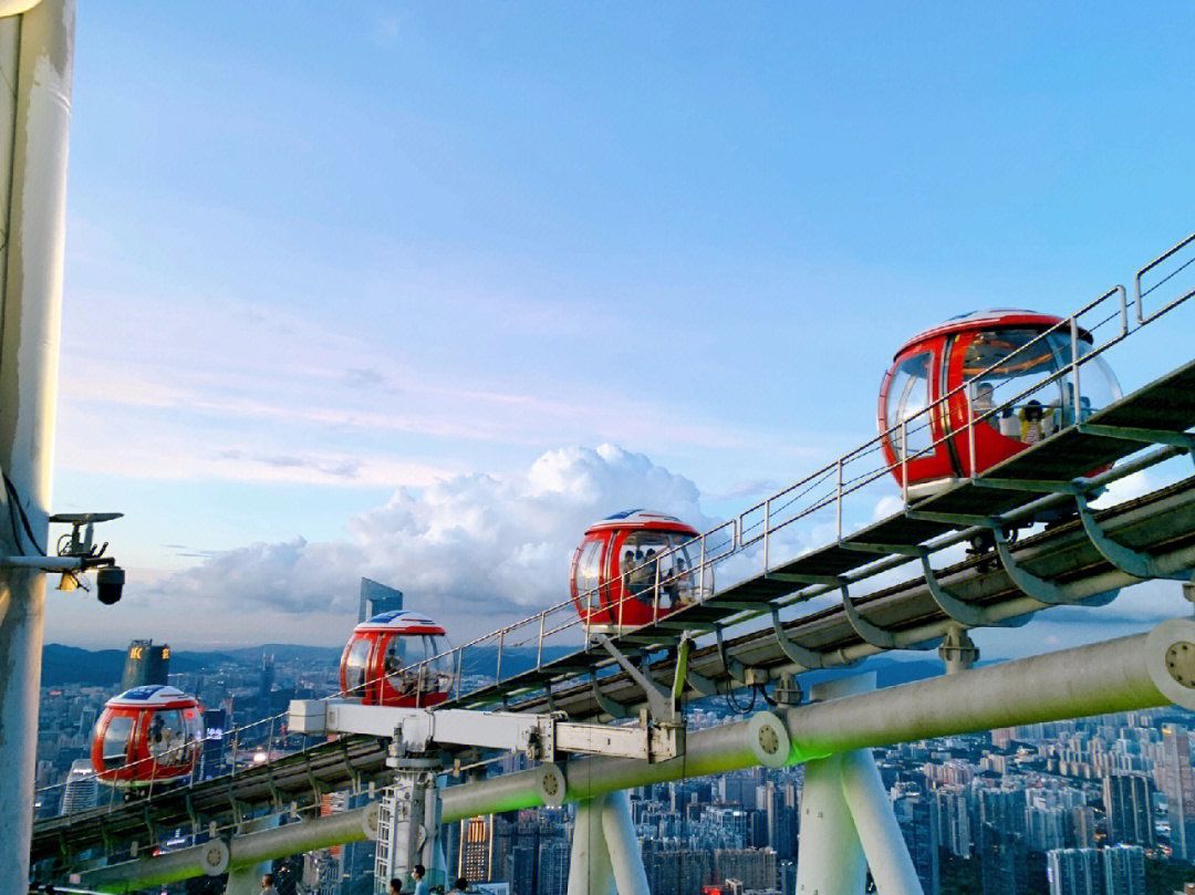 广州天空之眼摩天轮图片