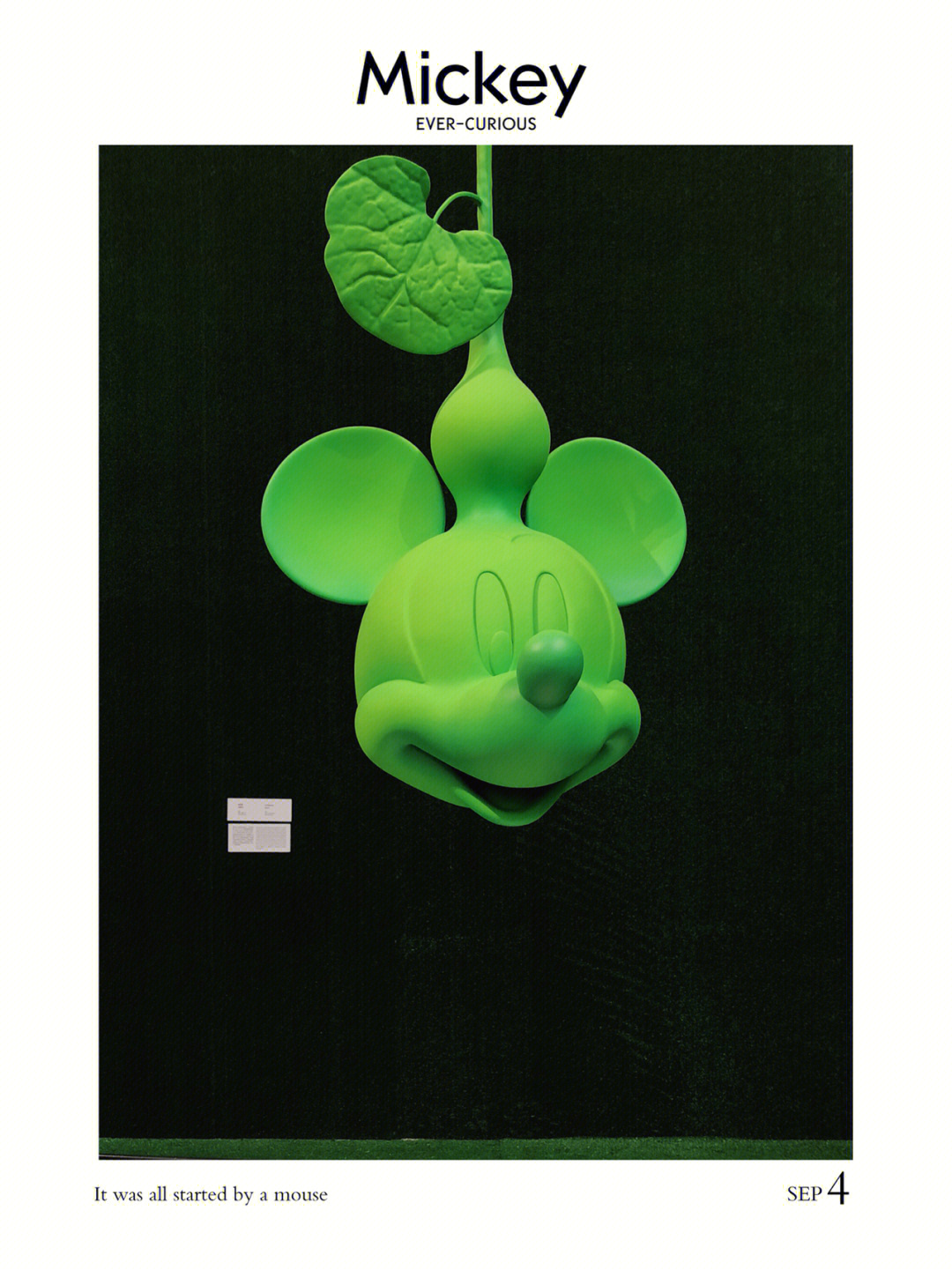 绿色米老鼠壁纸图片