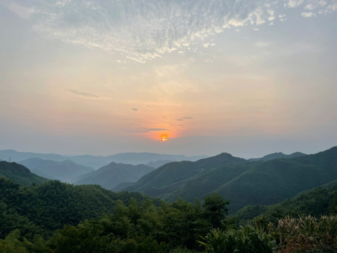 日出宁波白鹿观景台