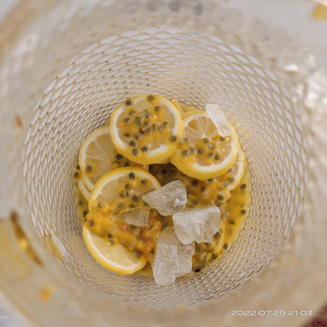 百香果柠檬冰糖腌制法图片