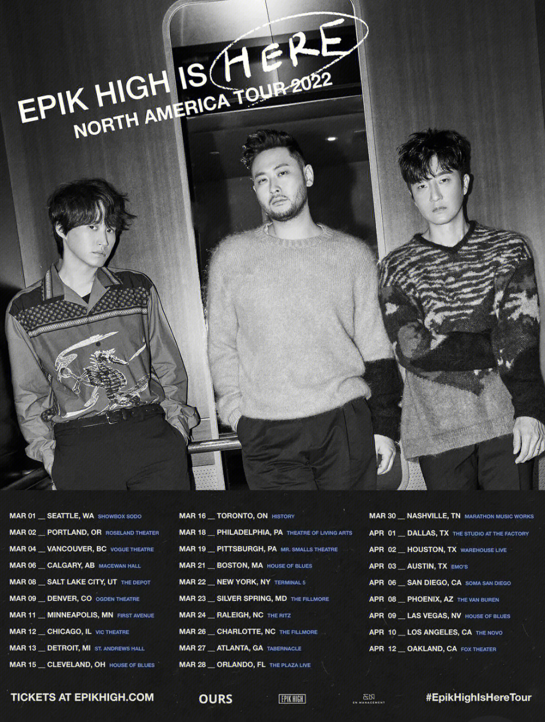 epikhigh明年在oakland开演唱会啦