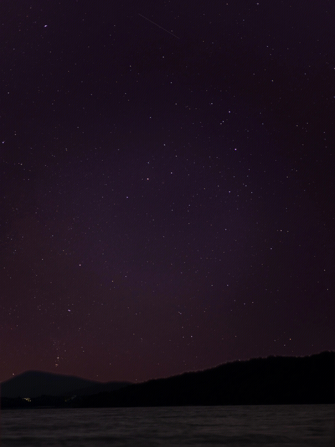 夜晚星空图 真实图片