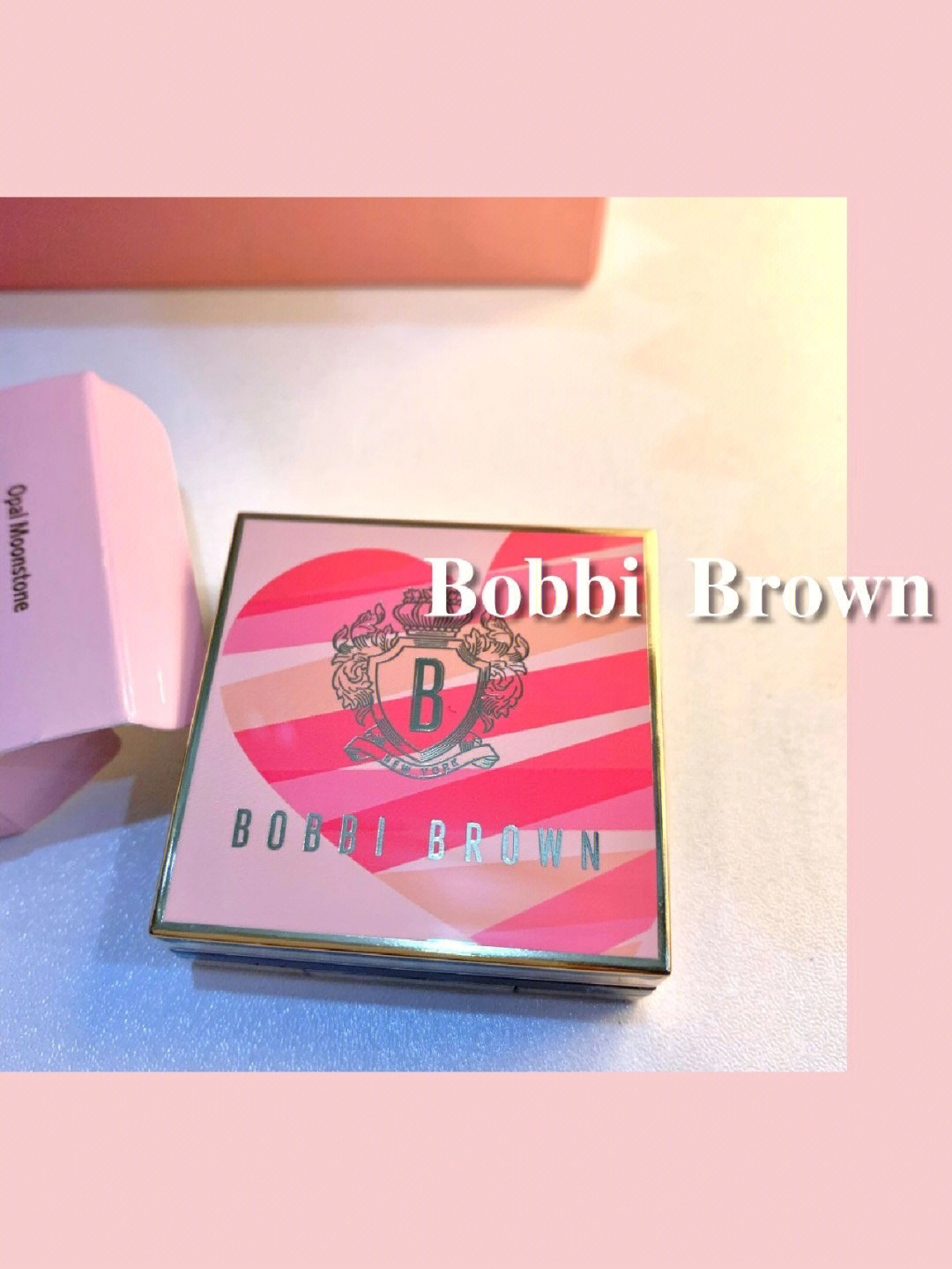 海淘开箱bobbibrown蜜桃色的月光石