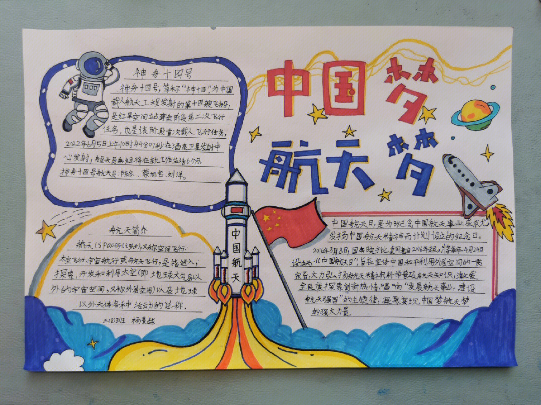 中国嫦娥五号手抄报图片