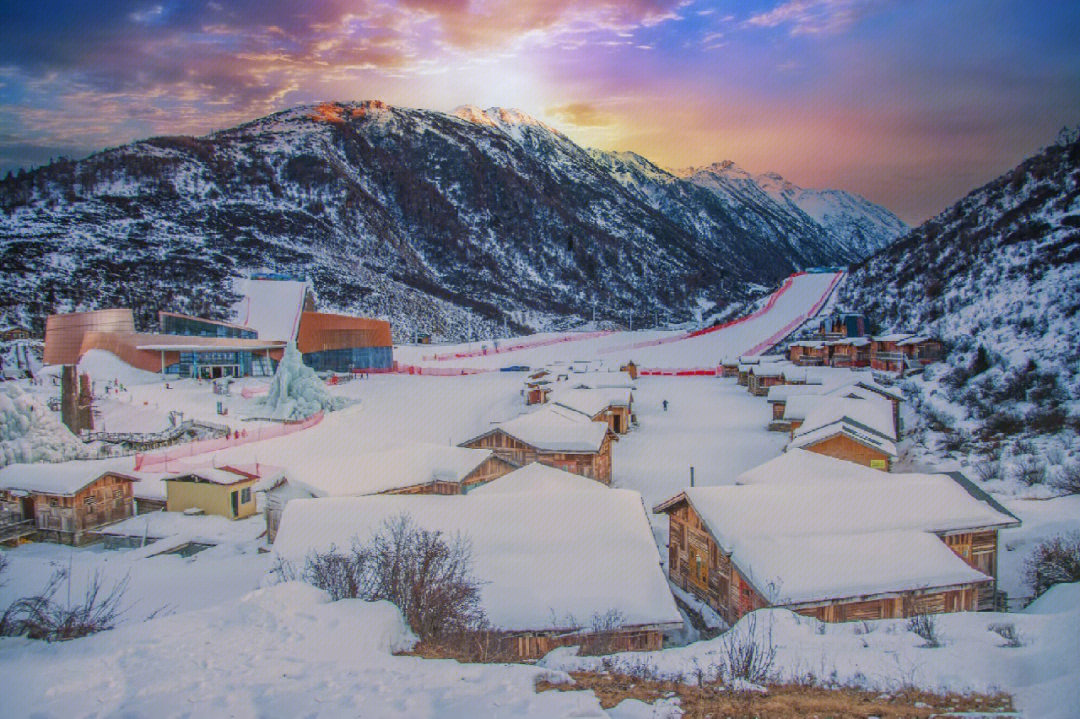 鹧鸪山冰雪世界图片