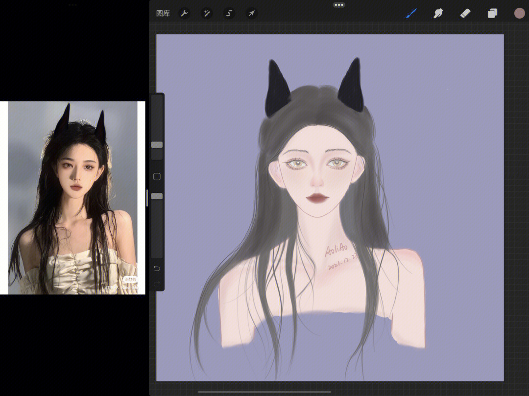 procreate参照图片图片