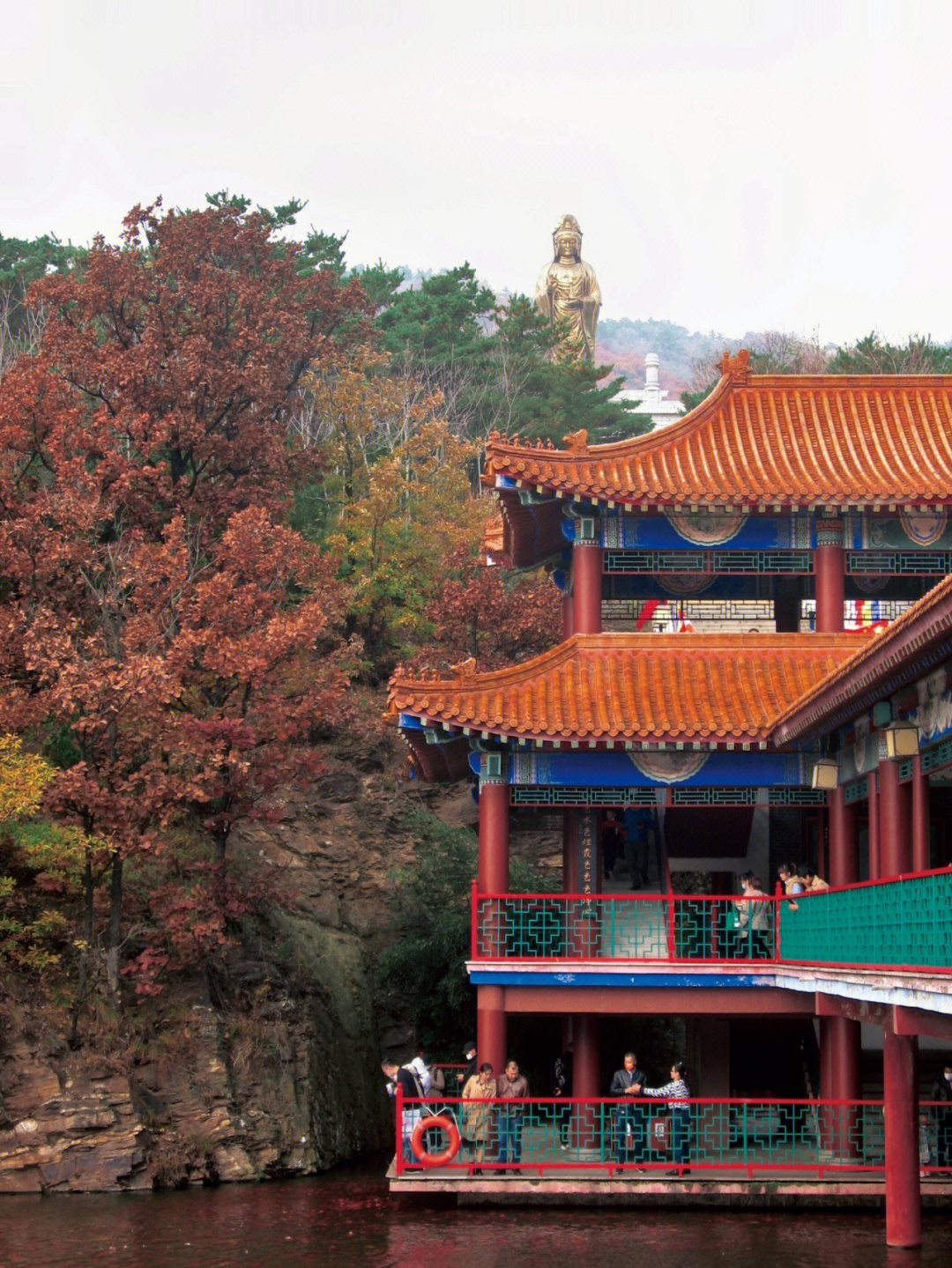 大连横山寺导游图图片