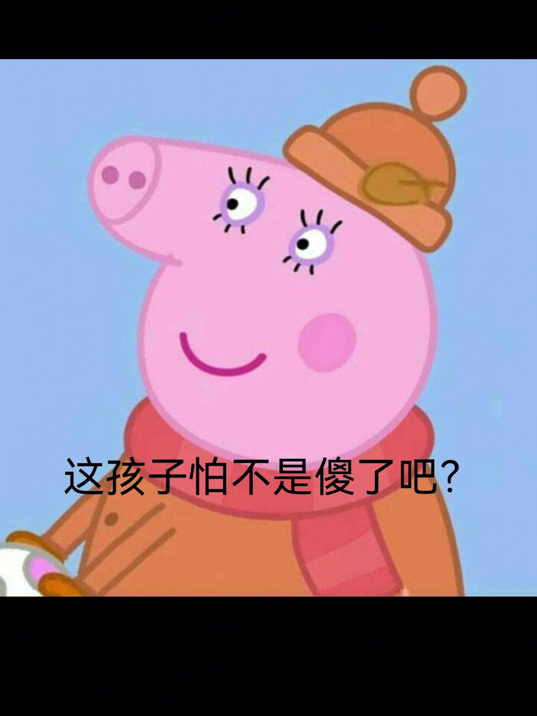 这孩子傻了吧表情包图片