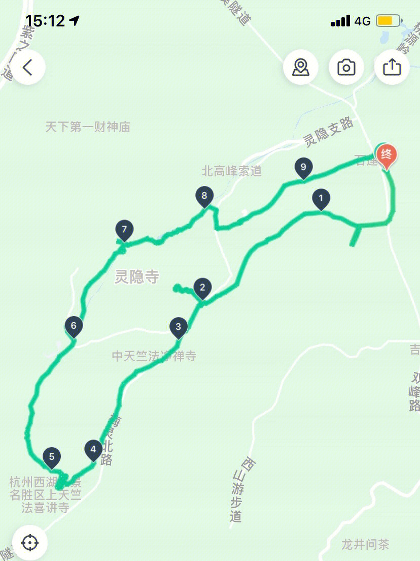 03午饭自带自热锅,就地解决01路线:停车位—双峰路—梅灵北路(更