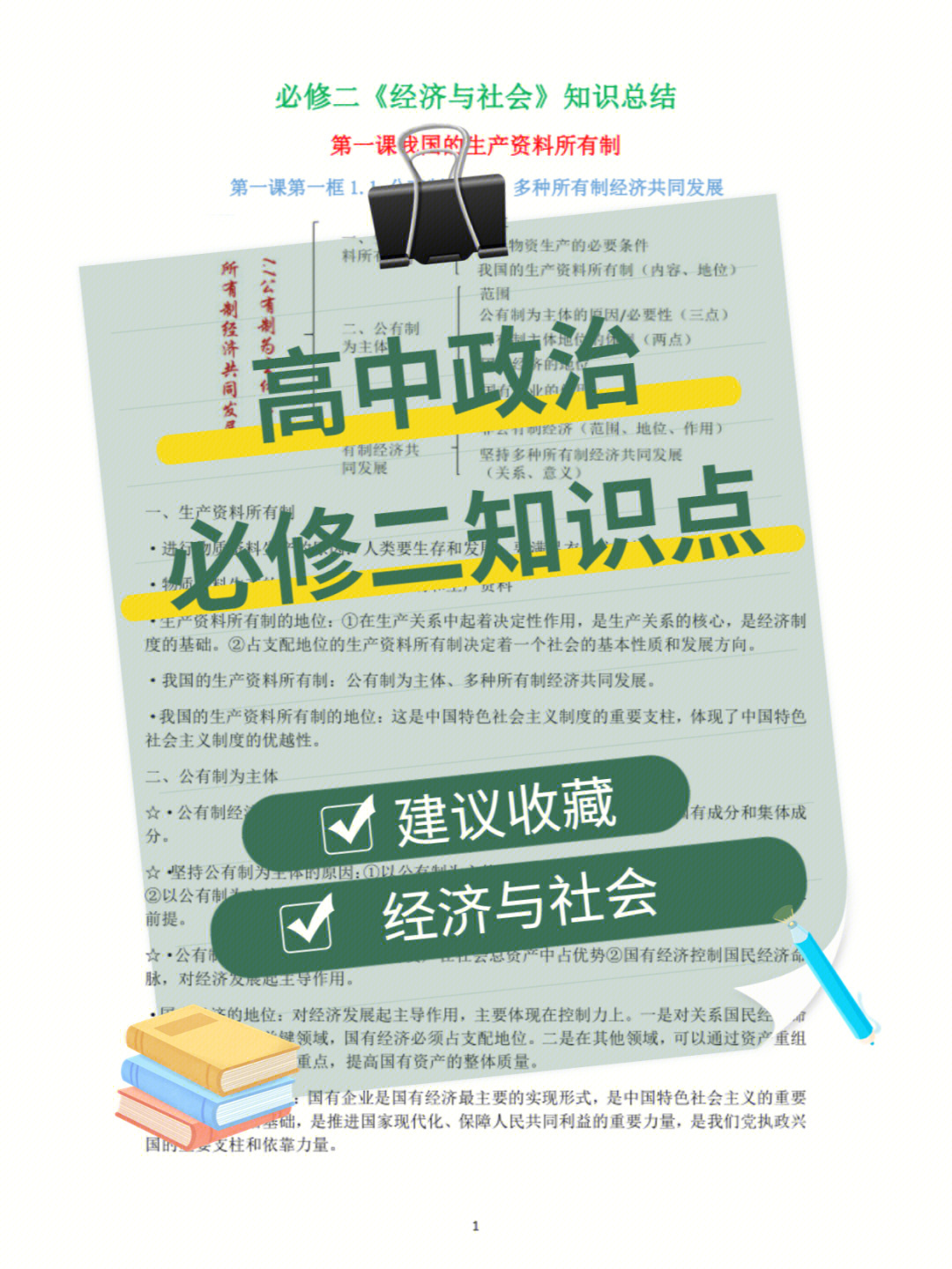 经济体制持续更新中#高中政治#高考政治#高中政治必修二