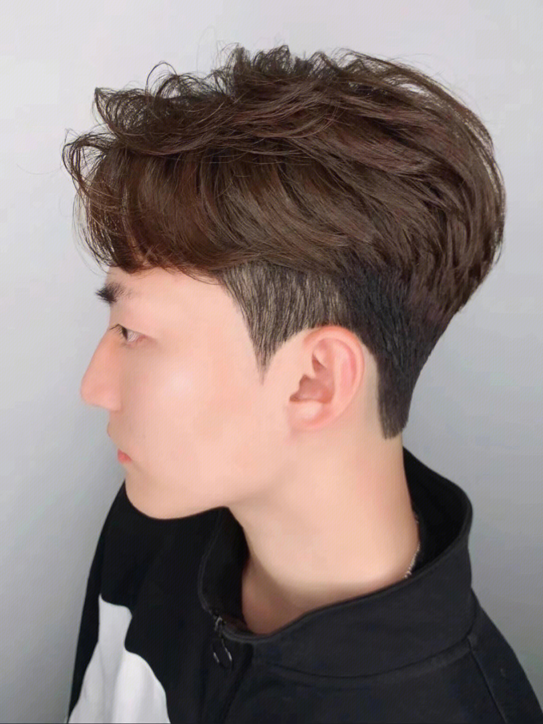 韩式气垫烫男 发型图片