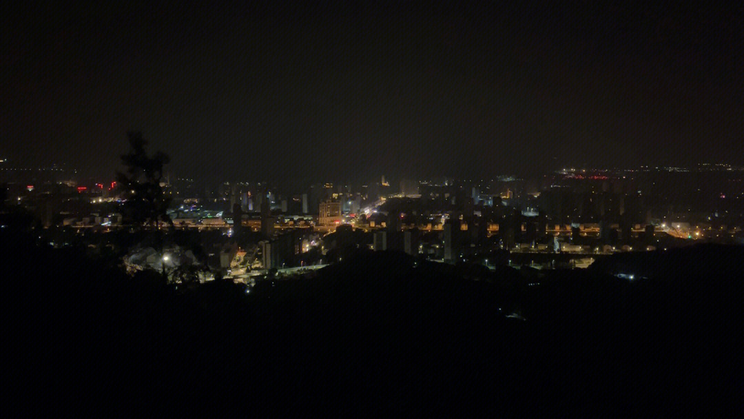 八角台夜景图片