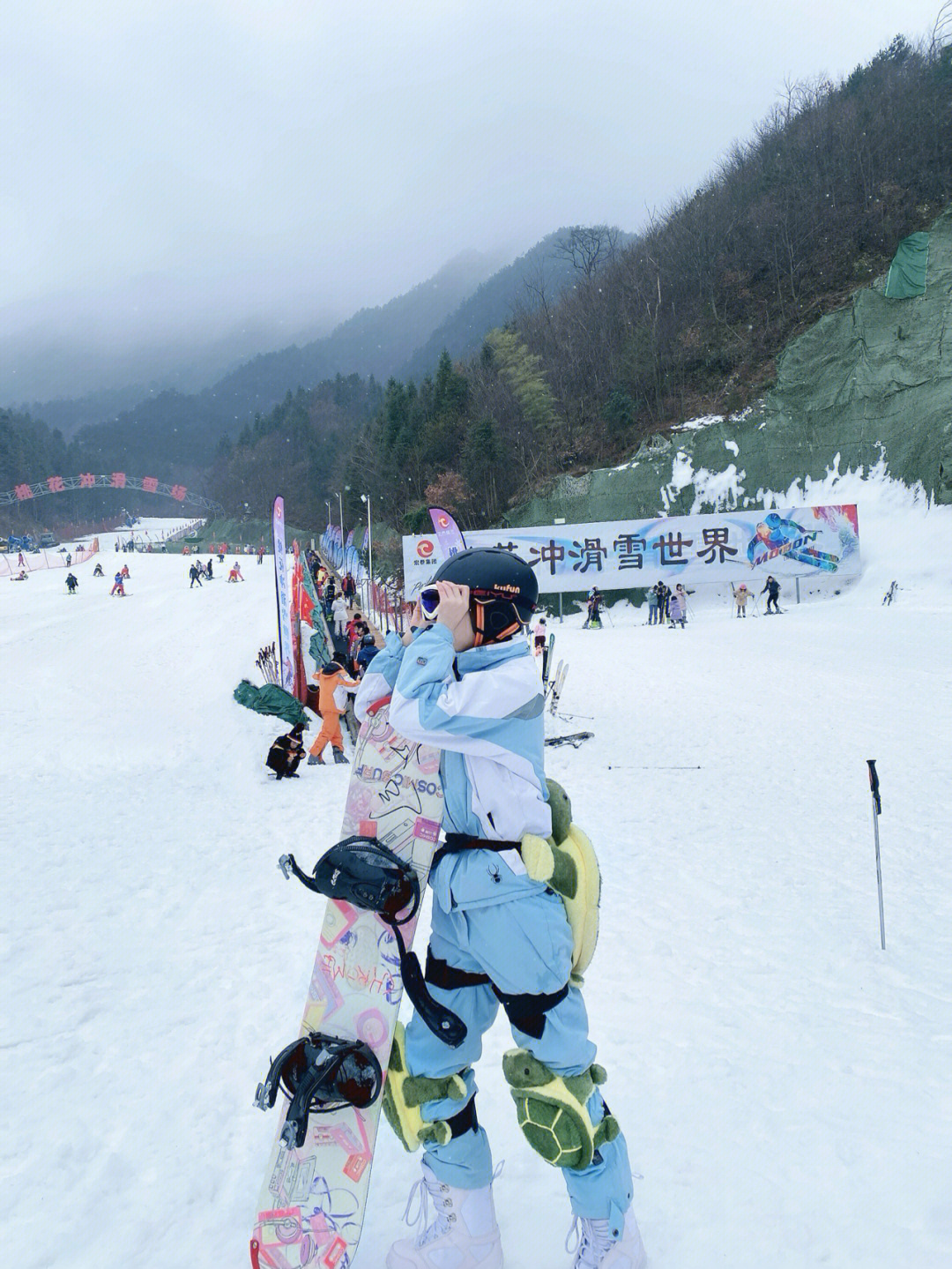 黄陂木兰滑雪场图片