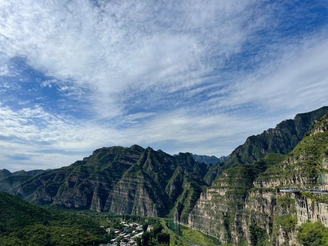 北京十渡空中飞人图片