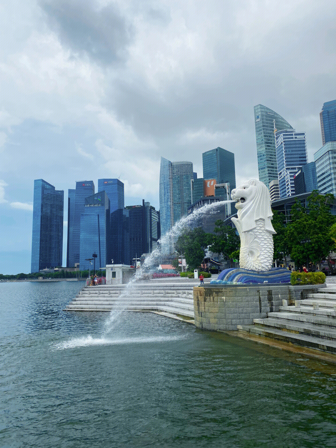 新加坡第二天:鱼尾狮公园骑行 圣淘沙