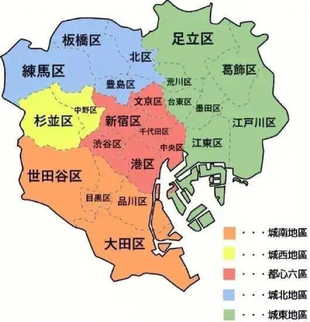 在东京你会选择哪个区域居住