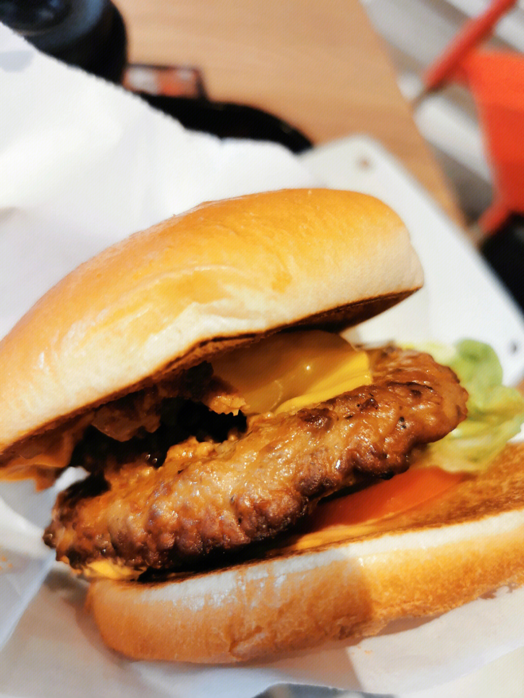 肯德基牛肉汉堡套餐图片