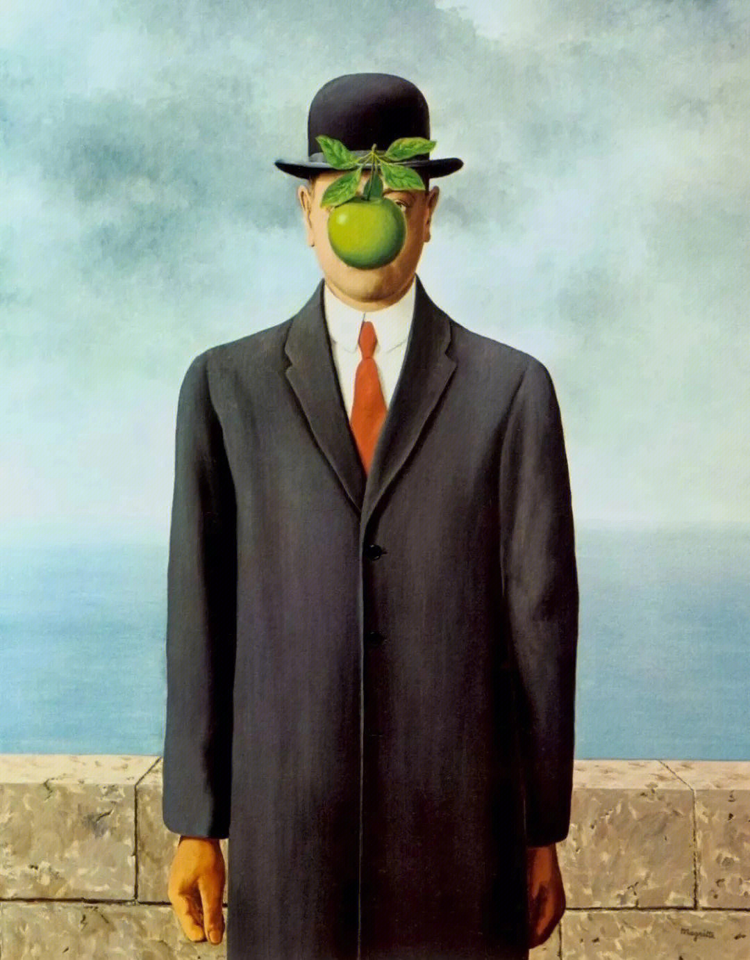 最伟大的作品马格利特和他的绿苹果