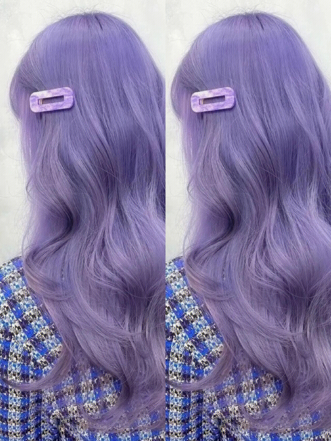 们可以试试这个紫灰色治葡萄紫色头发仙气程度直接攀升到极点@薯条