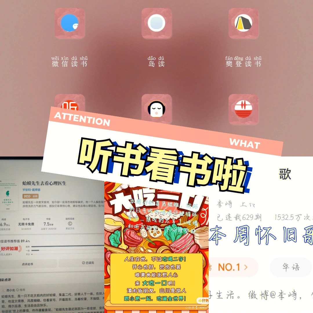 app大集读书听书的那些app