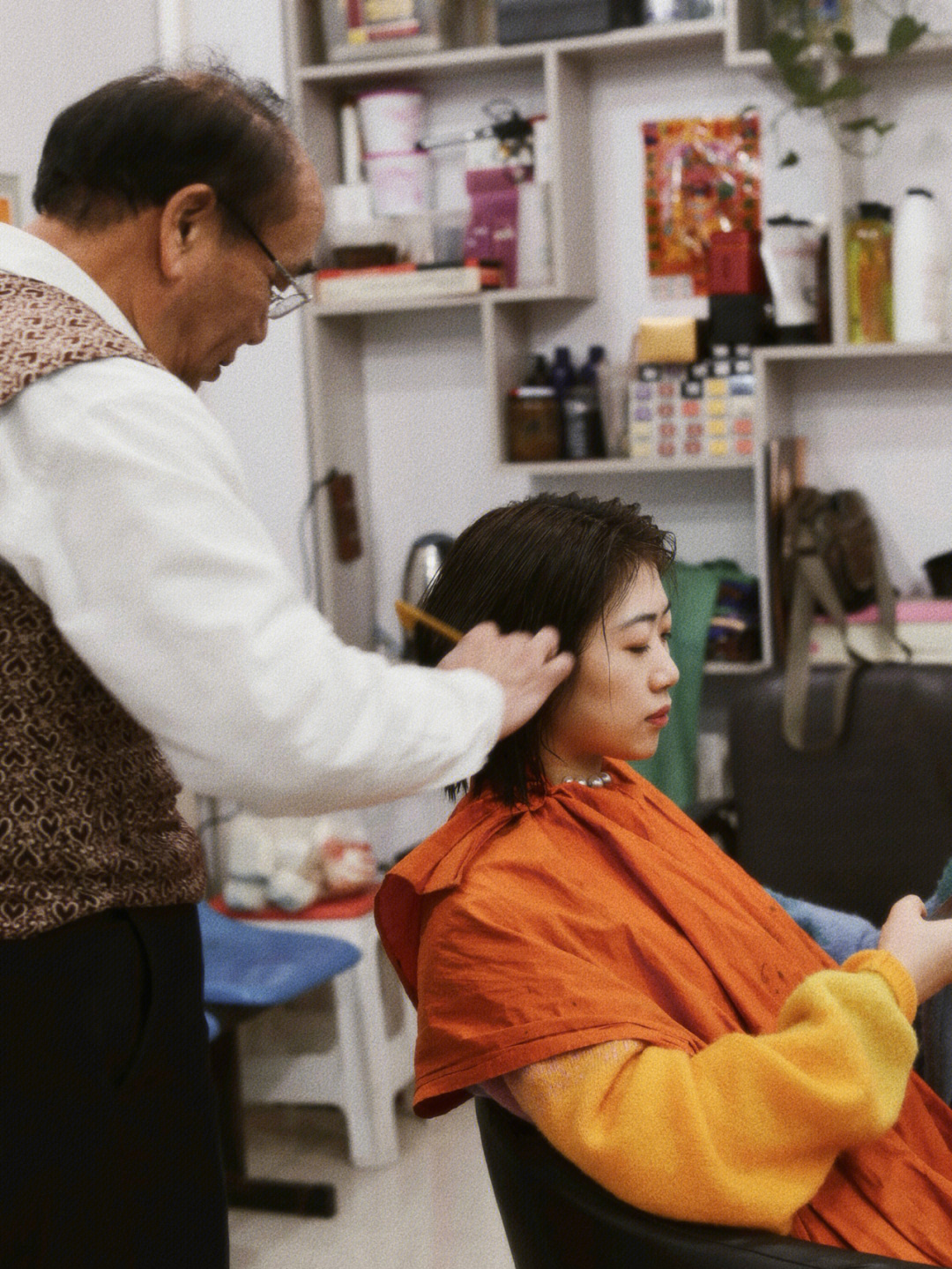 在石家庄30年的理发店做港风发型是什么体验