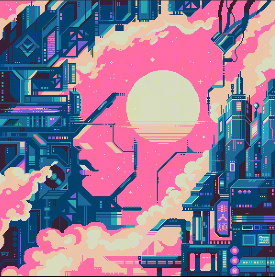 像素插画家pixeljeff皮杰