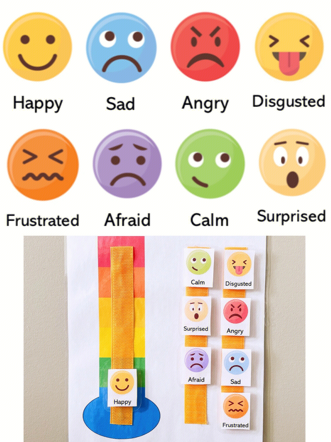 幼儿园情绪温度计图片