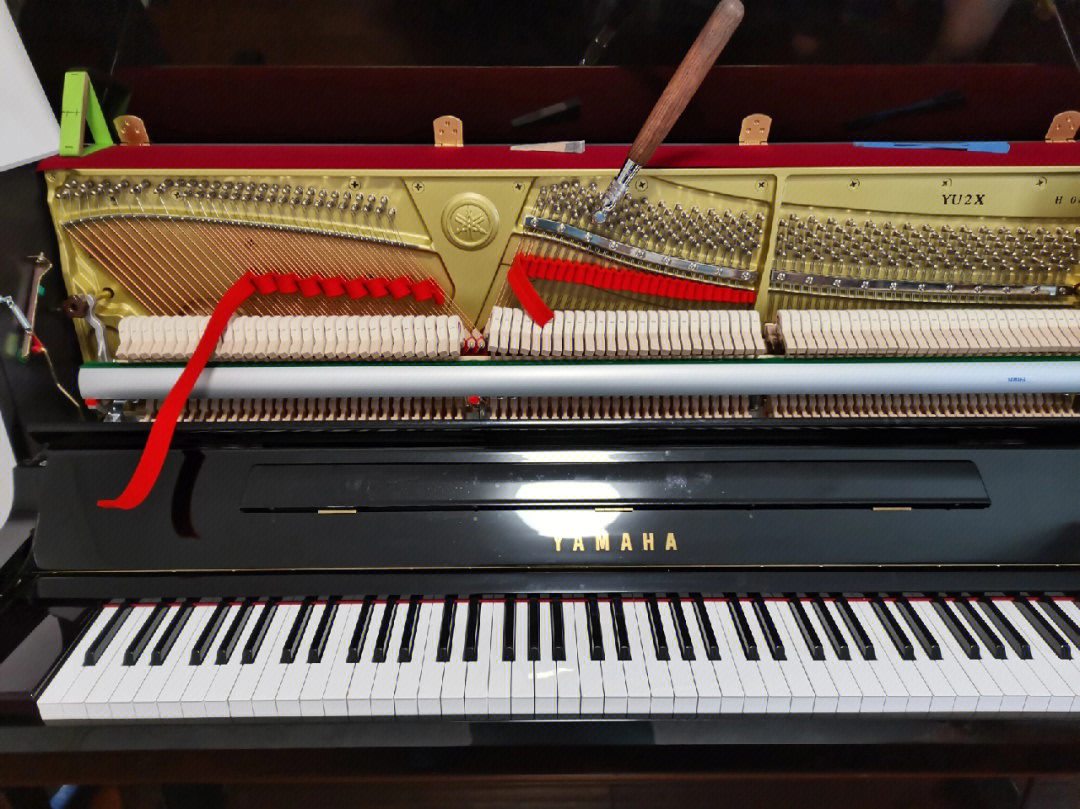 雅马哈经典型号yu2x钢琴首次调律