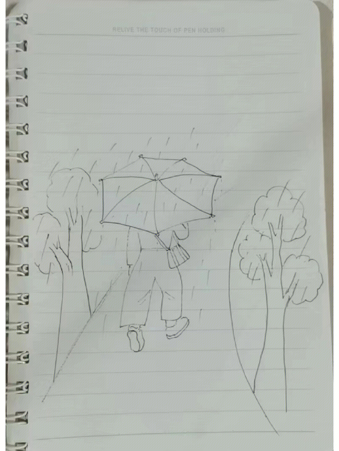 雨中人绘画心理分析图片