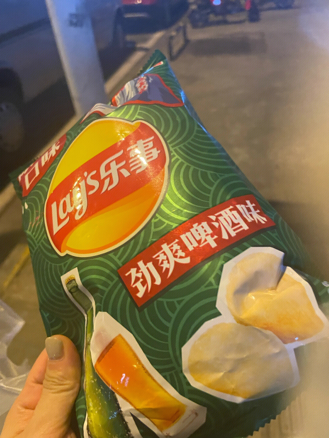 乐事薯片水蜜桃味图片