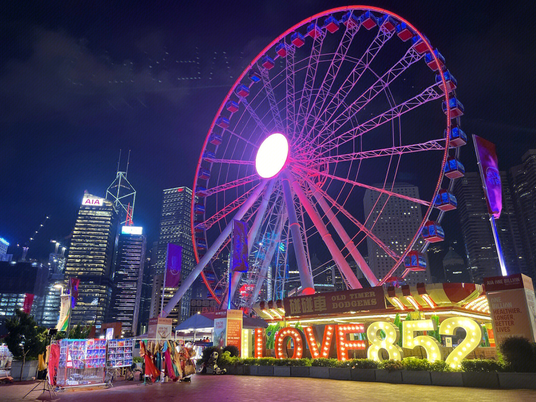 香港夜景头像图片