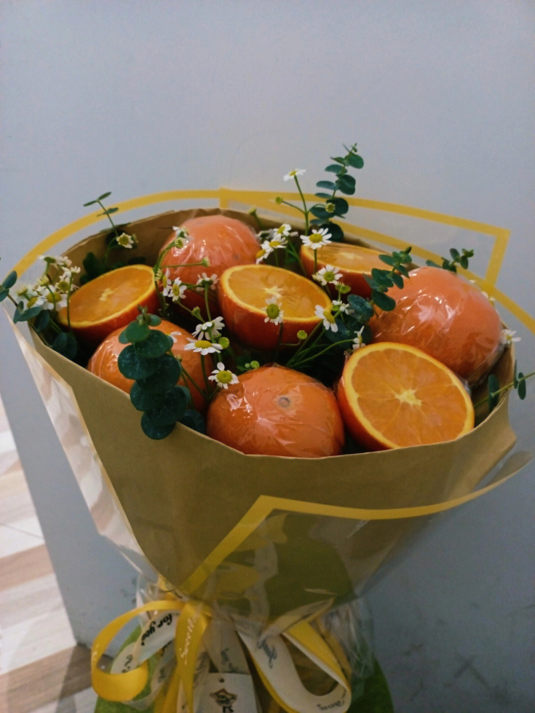 橙子花束