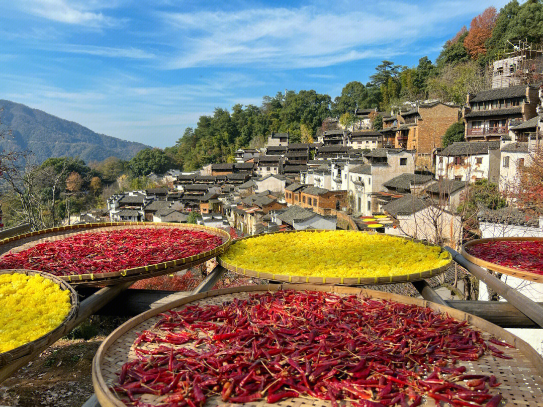 婺源旅游篁岭风景