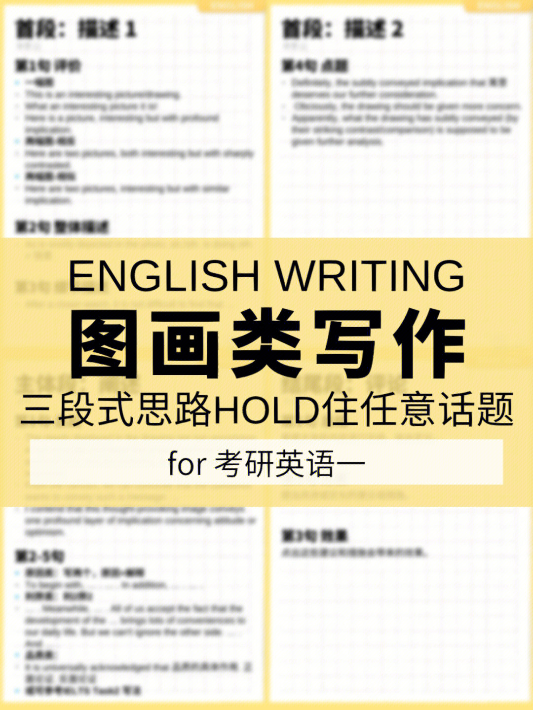 englishwriting考研英语一大作文看图写作
