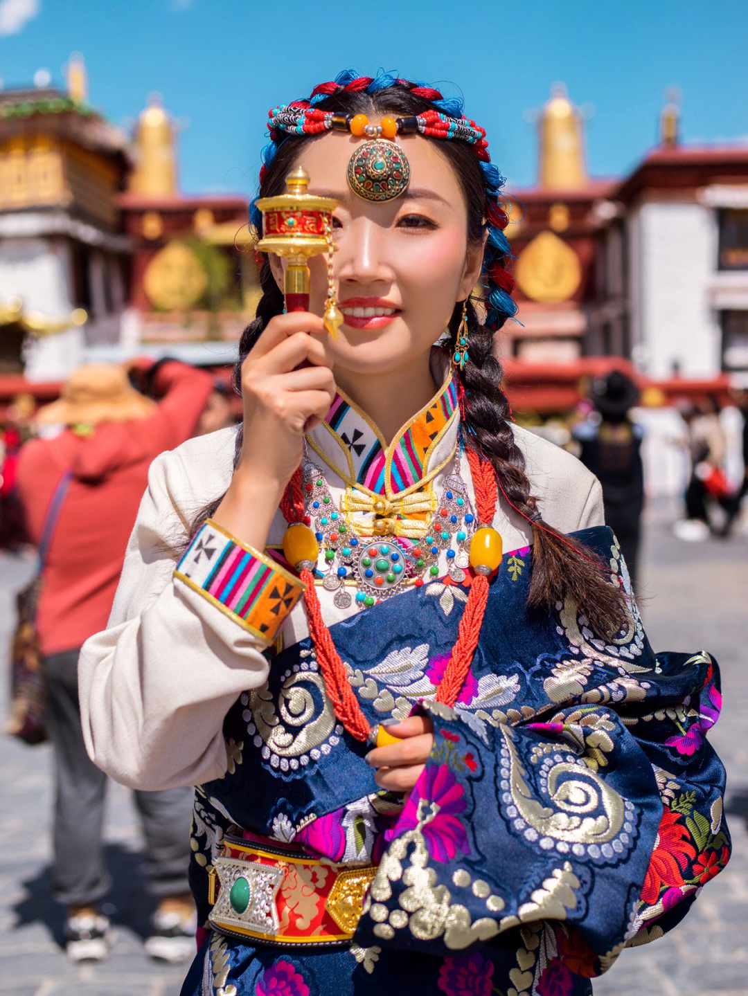 八廓街西藏旅拍 西藏婚纱照 拉萨 艺术照 写真 情侣装 婚纱摄影