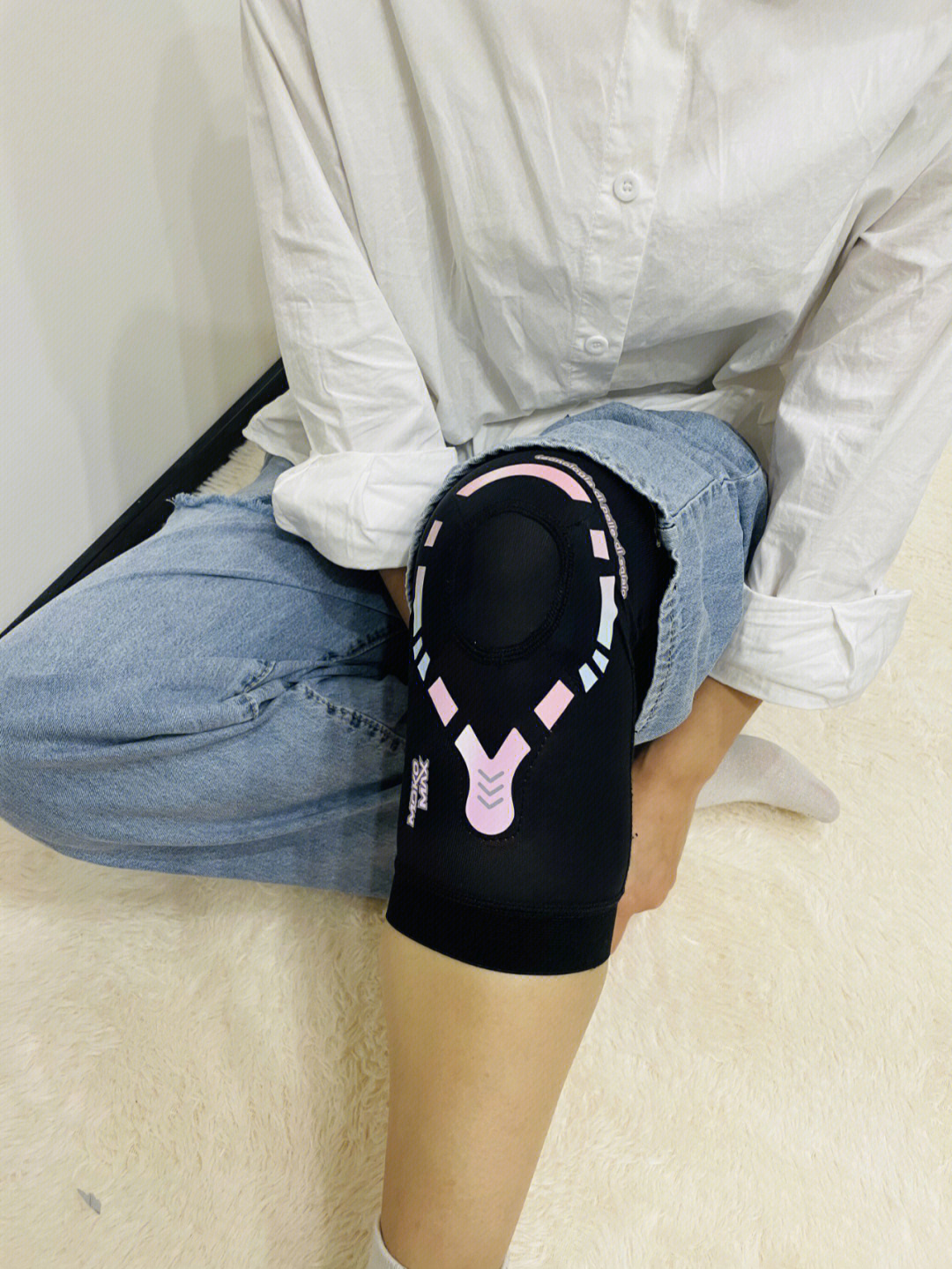 儿童护膝的正确戴法图片