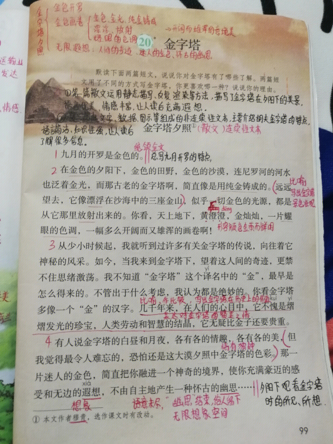 不可思议的金字塔课文图片