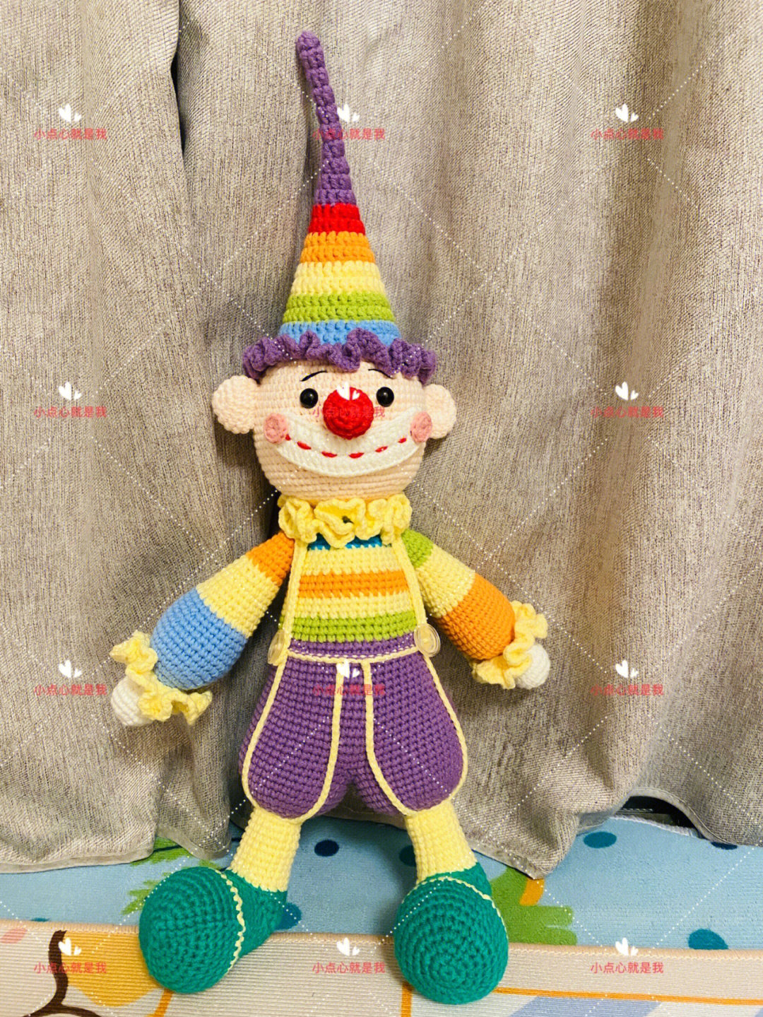小丑玩偶的钩织方法图片