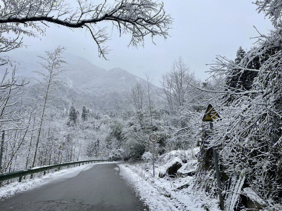 龙池雪景图片