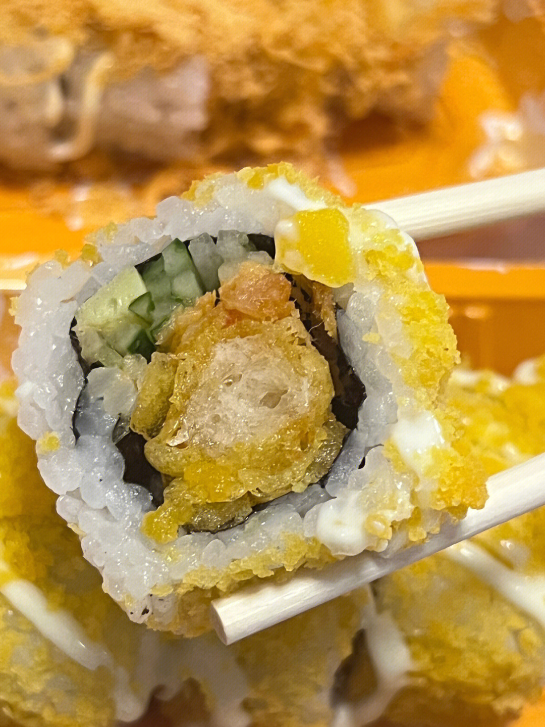 炸虾寿司香蕉肉松寿司