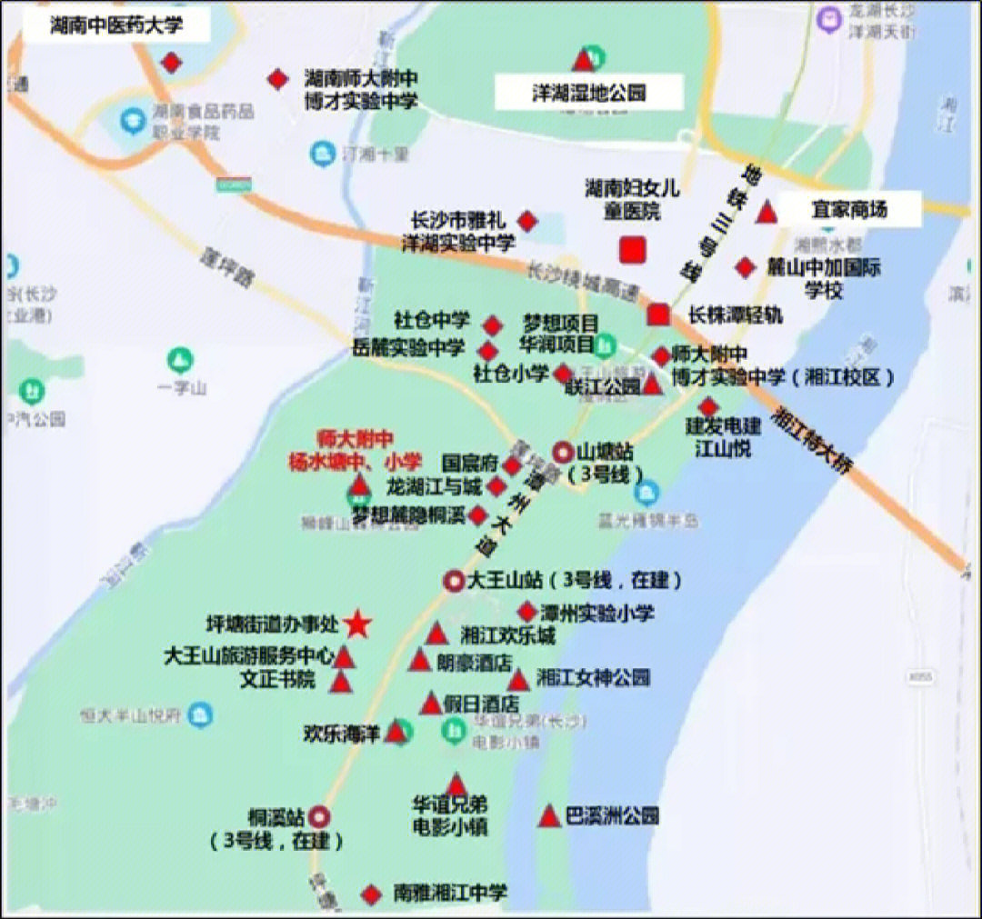 湖南中医药大学 地图图片