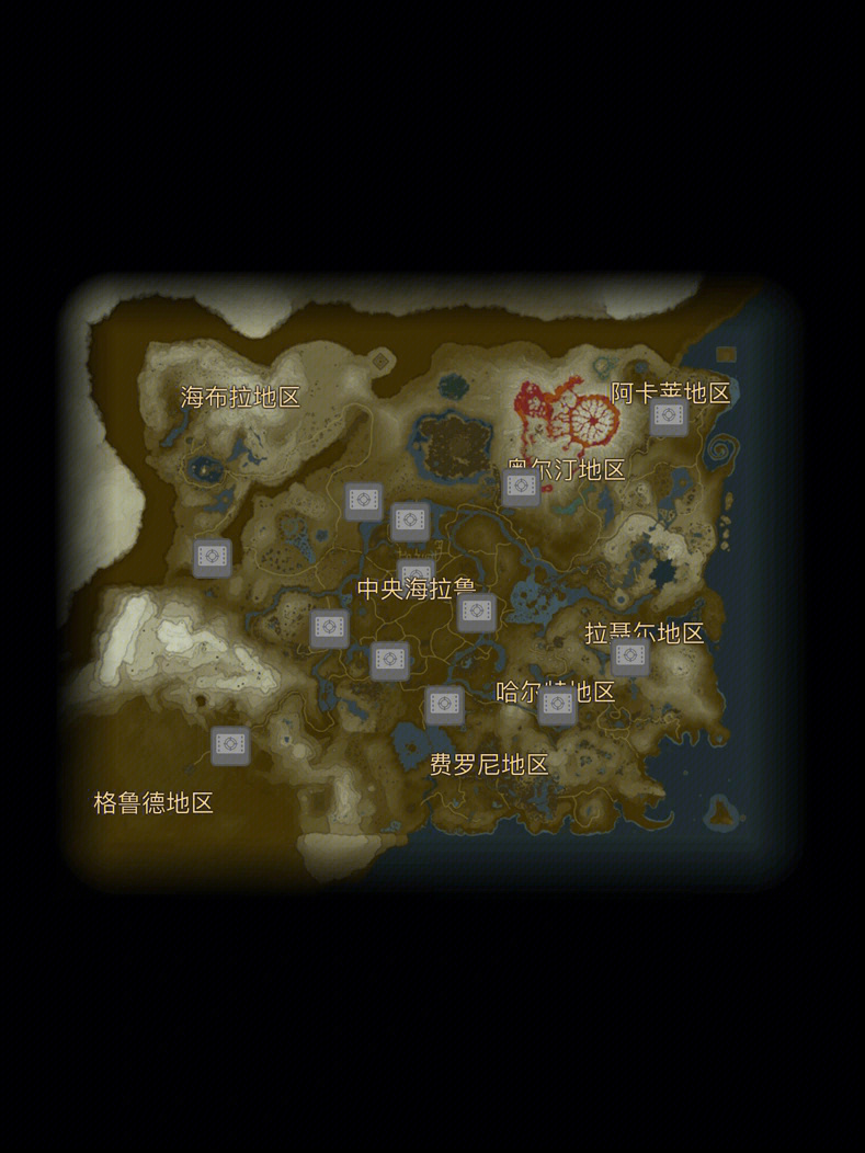 海布拉地区的神庙地图图片